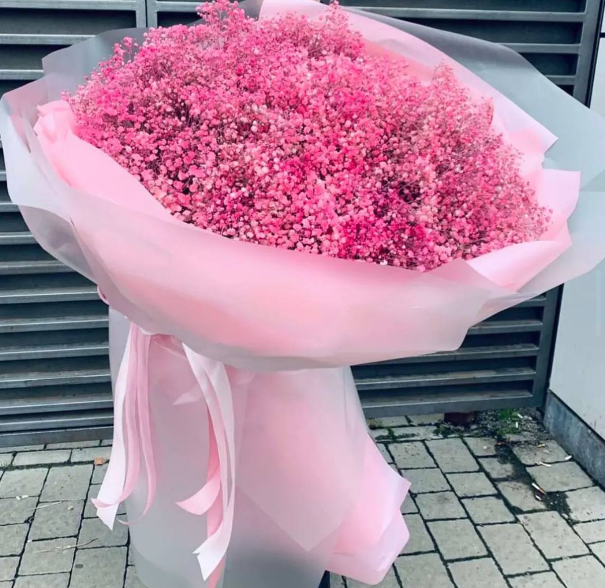 Букет з гіпсофіл від