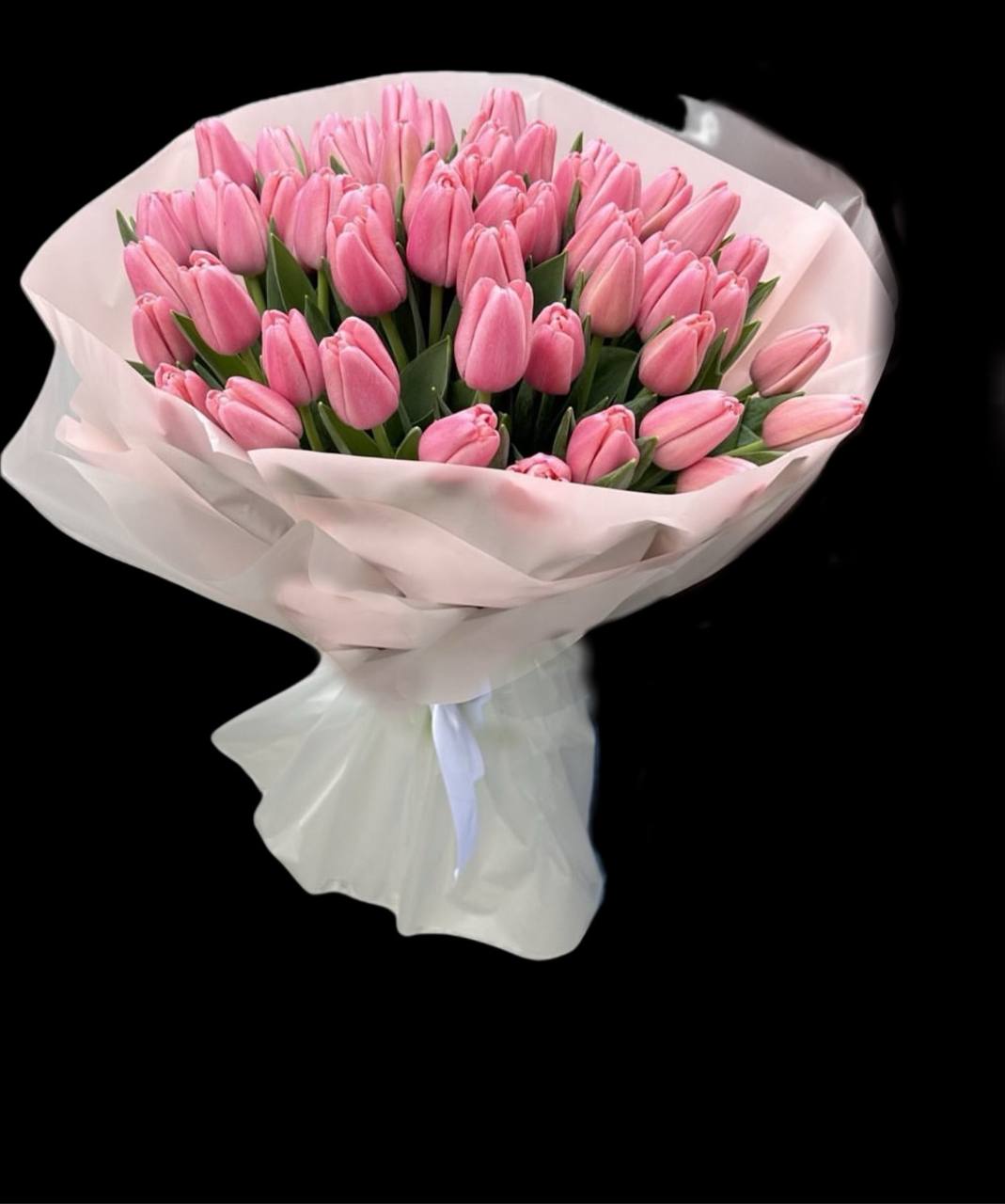 букет 51 тюльпанів